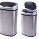 13-Gallon Touch-Free Sensor Automatic Stainless-Steel Trash Can, $35
